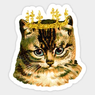 Princess Kitty Cat Sticker